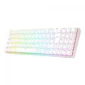 Teclado Mecanico Redragon Zed Pro Lunar White RGB Switch Marrom - K627p-wns-w Pt-brown