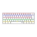 Teclado Mecânico Redragon Fizz RAINBOW Branco 60% ABNT2 Blue - K617-R-W ( PT-BLUE )
