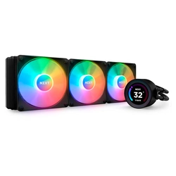 Water Cooler NZXT Kraken Elite, 360GB, RGB, 360mm, Intel-AMD, Black - RL-KR36E-B1