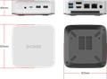 Nuc Mini PC White I5 1235u 3.30 Ghz Mem 8Gb Ddr4 Ssd 256gb Nvme Wi-fi Bluetooth Windows 11 Pro