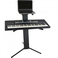 Suporte Piramidal Para Teclado e Notebook Ou 2 Teclados Pmd3-1 Preto Ask