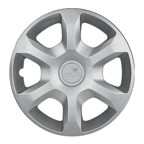 Calota Aro Grid 15a Sandero/megane/logan 2014/15 Prata