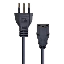 Cabo de Força Tripolar para Fonte 3x0,50 Mm 250v - 1,2 m (10 Un)