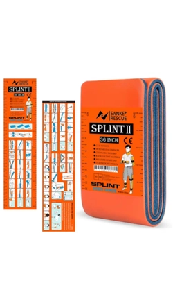 Tala Flexível Splint Ii - 92cm Para Braço, Pulso, Pescoço, Mão