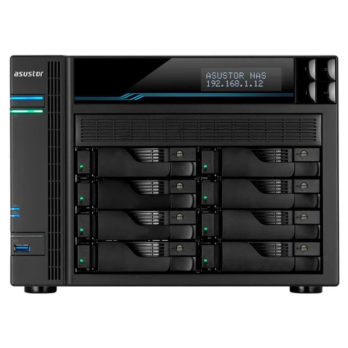 Storage NAS Asustor AS6508T - 8 Baias (Intel Atom C3538 2,1GHZ 8GB DDR4 Sem Disco)