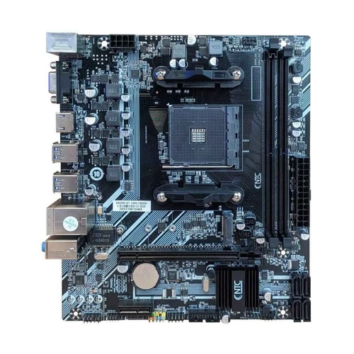 Placa Mãe NTC B450M AM4 2xDDR4 HDMI VGA M.2 USB 3.0 Micro-ATX