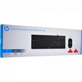 Teclado e Mouse HP Usb Gamer KM100 Preto