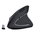 Mouse Sem Fio Recarregavel 2.4 Ghz Vertical Ergonomico Ortopedico Power Fit 1600 Dpi Preto Usb - Pm300