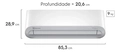 Ar-Condicionado Split Inverter Electrolux Color Adapt 9.000 BTUs