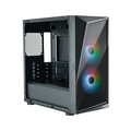Gabinete Cooler Master Cmp 320 Micro-atx Lateral de Vidro 2 Fans Argb 120mm Preto    Cp320-kgnn-s00