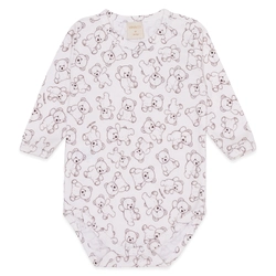 Body Manga Longa Avulso Suedine Unissex – Ursinho Fofo