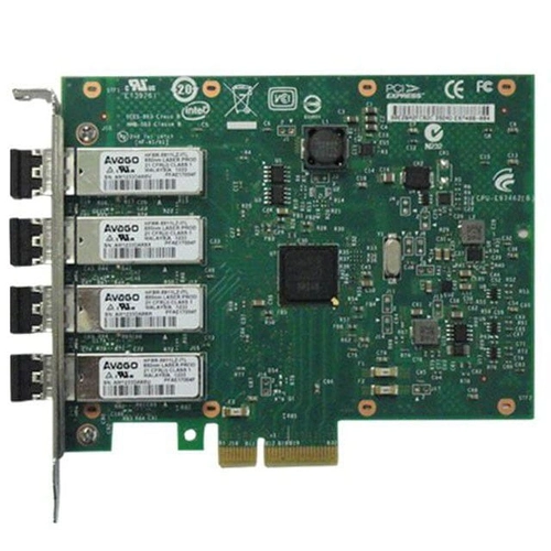 Placa de Rede Intel Server Pci-ex X4 Chip 82580 Quad Port Lc Fiber 1gbit - E1g44hfblk
