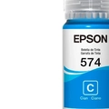 Refil Tanque Tinta Epson T574 Ciano  - T574220-al