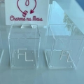 Porta Objetos P com tampa - Logo alto relevo inicial ou desenho