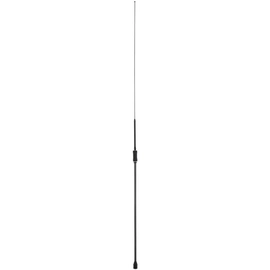 Antena Viúva Negra para Rádio Px Móvel Base Prolongada Com Bobina Central Preta B-2007p