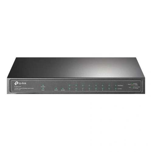 Switch Tp-link Mesa Gigabit 10 Portas Com 8 Portas Poe+ - Tl-sg1210p