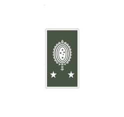 Divisa de Gola General de Brigada (Emborrachado)