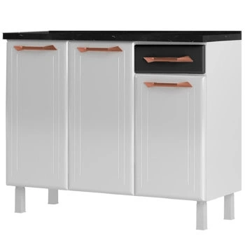 Balcao Telasul Manu 3 Pts 1 Gv C/ Tampo - A813191-92