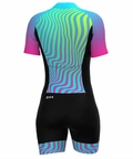 Macaquinho de Ciclismo Feminino Lavanda