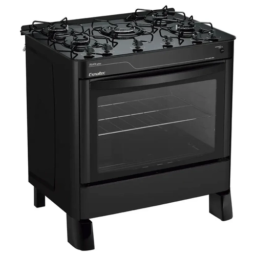 Fogao 5b Esmaltec Agata Glass Mesa Vidro - 0104002095