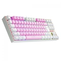 Teclado Mecânico Redragon Kumara RGB, Com fio, ABNT2, Switch Marrom, Branco E Rosa - K552PW-RGB (PT-BROWN)