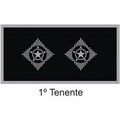 Divisa de Gola 1° Tenente (Emborrachado) PM