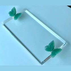 Bandeja 15mm Borboleta Quartzo