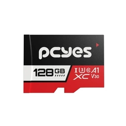 Cartão De Memória Pcyes Micro SD 128Gb C10 U3 V30 - PY128GBSDXC
