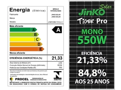 Jkm550m-72hl4-v Tiger Pro 550w 144 Half Cel Mono 21,33% Eficiencia