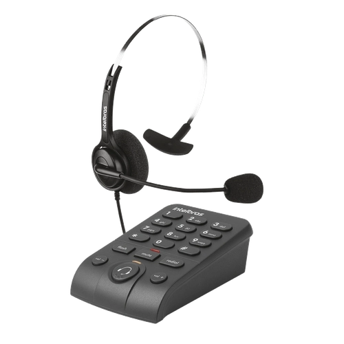 Telefone Intelbras Headset com Base Discadora HSB 40 - 4013342