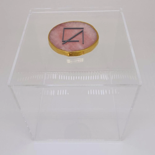 Caixa Seringas da semana Quartzo  - Logo alto relevo inicial ou desenho