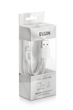 CABO USB 2.0 AM-MICRO BRANCO USB 1M ELGIN