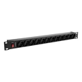 Protetor Eletronico Intelbras C/ 12 Tomadas P/ Rack Preto Epr 212 4824301