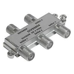 Adaptador Divisor P/ Antena 950-2050mhz De 4 Saídas