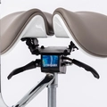 Cadeira Mocho Ergonômico Exclusiva 360° Graus Com Apoio e Suporte Cinza