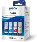 Kit com 4 Garrafas de Tinta Epson, Preto, Ciano, Magenta, Amarelo - T544520-4P