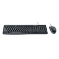 Kit Teclado e Mouse Logitech Mk200 Cinza Usb - 920-002718-c