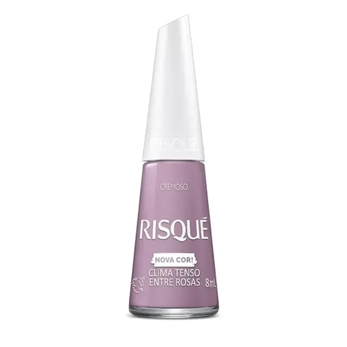 Esmalte Cremoso Risqué Clima Tenso Entre Rosas 8ml