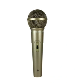 Microfone C/fio Profissional Ls58 Champanhe