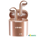 Fone de Ouvido Vinik Bluetooth Tws True Wireless - Easy W1+ Dourado