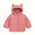Jaqueta Puffer Peluciada Infantil com Orelhinhas Grand Bazar - Feminina