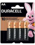 Pilha AA Duracell c/4 unidades. Alcalina
