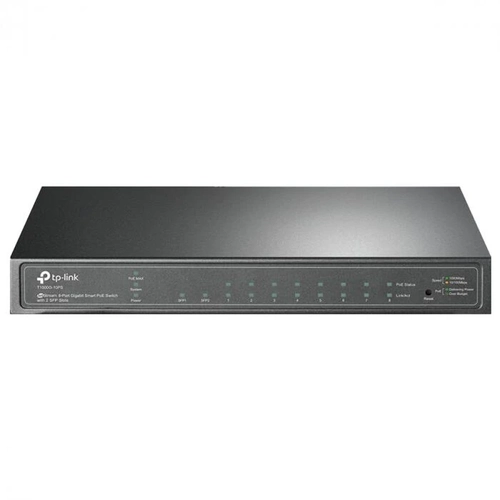 Switch Smart Gigabit Poe de 8 Portas C/ 2 Slots Sfp Jetstream Tl-sg2210p Smb