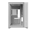 Gabinete Gamer Forcefield White Ghost - Frontal e Lateral Em Vidro - Pcyes - Gffwgp