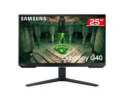 Monitor Samsung 25 Led/ips Gamer G40 Fhd 240hz 1ms Hdmi Dp G-sync Ajuste de Alturao e Rotacao Odyss