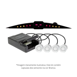 Sensor De Estacionamento Roadstar Rs-204br - Branco