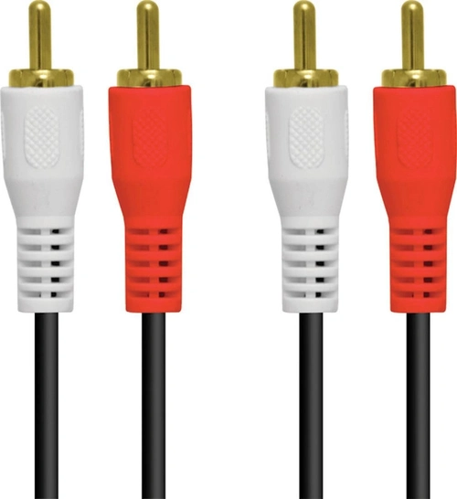 Cabo 2 Rca x 2 Rca Conec Dourado (pacote C/ 10) - 2rca15g