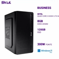 Computador Business B300 Quad Core I3 8300 3.70 Ghz Mem 8gb Ddr4 Ssd 120gb Fonte 300w Pfc Ativo Windows 11 Pro