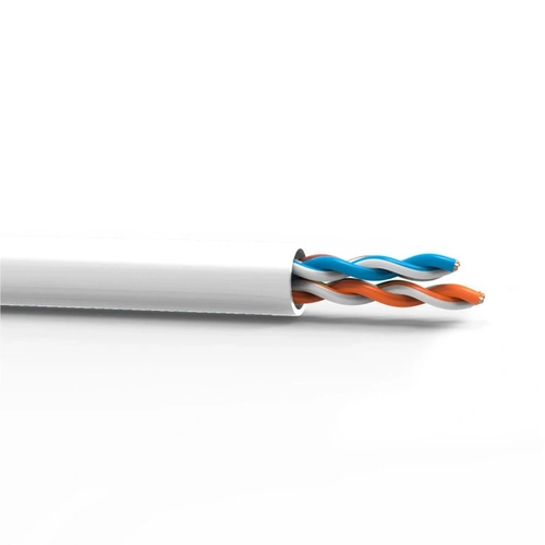 Cabo Rede Lan Cat5e Utp 500m 24awg Cmx 2 Pares Branco   23200181