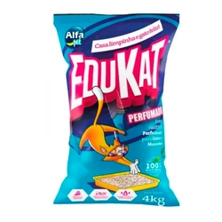 Areia Sanitária para Gatos Edukat Perfumada 4kg